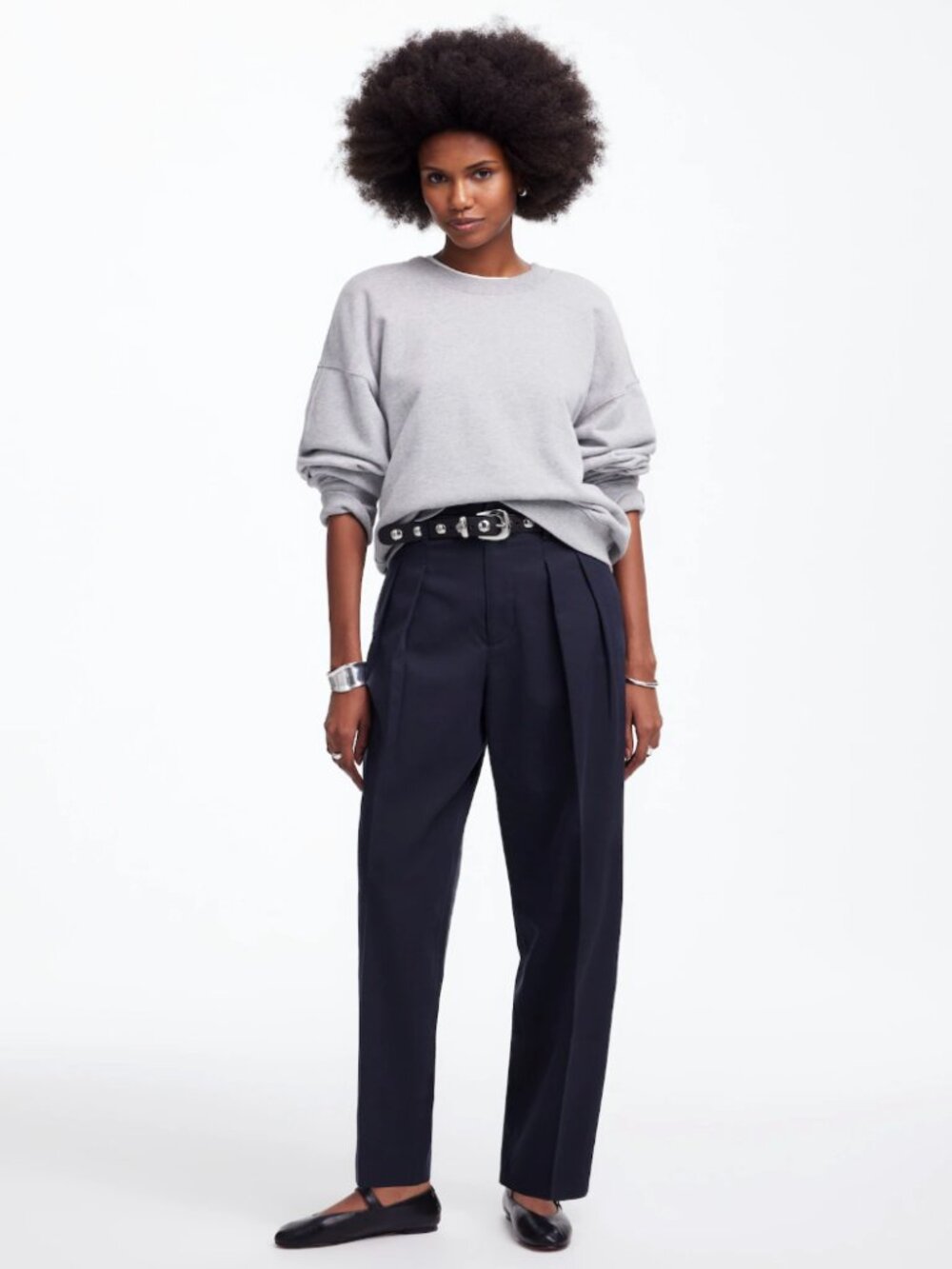 Madewell Pleated Carrot Pants